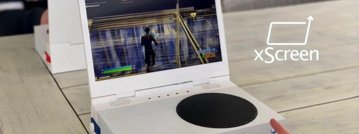 Tela portátil para Xbox Series S anuncia novas funções.