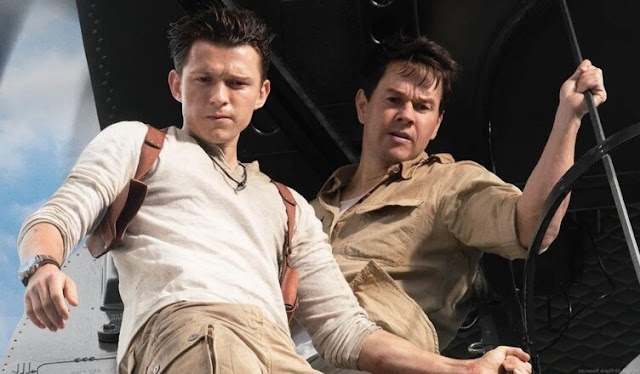 Tom Holland divulga novo poster de ”Uncharted: Fora do Mapa”.