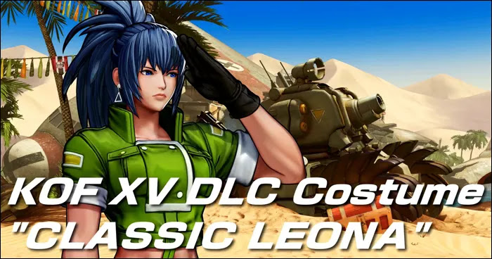 Leona está chutando como se ainda fosse os anos 90 em seu novo trailer mostrando seu traje clássico para The King of Fighters 15.