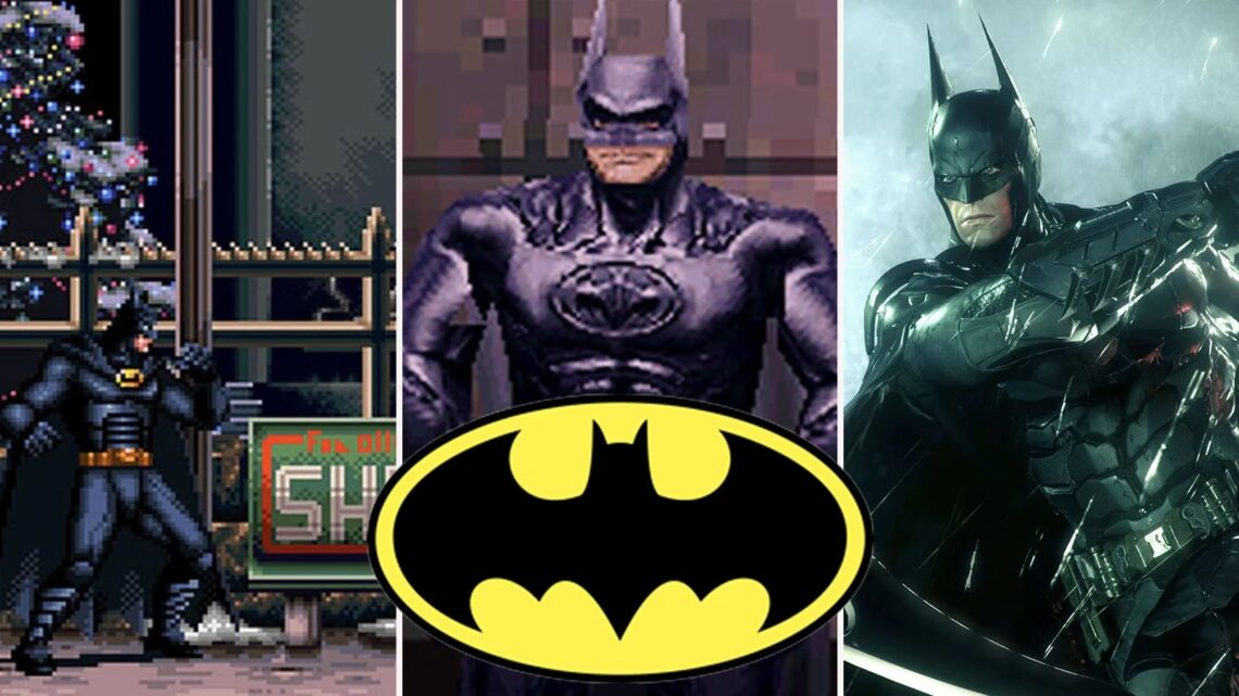A história do Batman nos videogames.