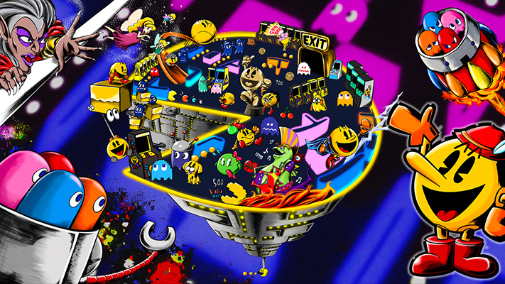 PAC-MAN Museum +: Coletânea chega ao Nintendo Switch, PlayStion 4, Xbox One e PC em 27 de maio de 2022, trazendo 14 jogos da série e um fliperama virtual personalizável.