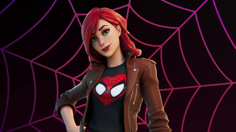 Fortnite como conseguir a skin da Mary Jane Watson.