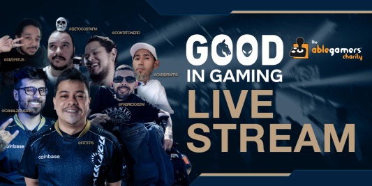 AbleGamers Brasil oferece live beneficente em parceria com Team Liquid e Dell Technologies .