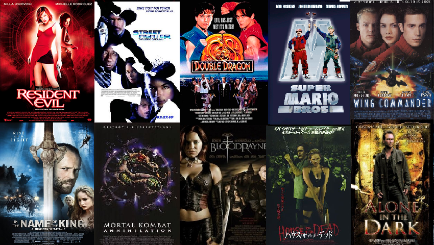 10 filmes desastrosos baseados em jogos para você passar longe!