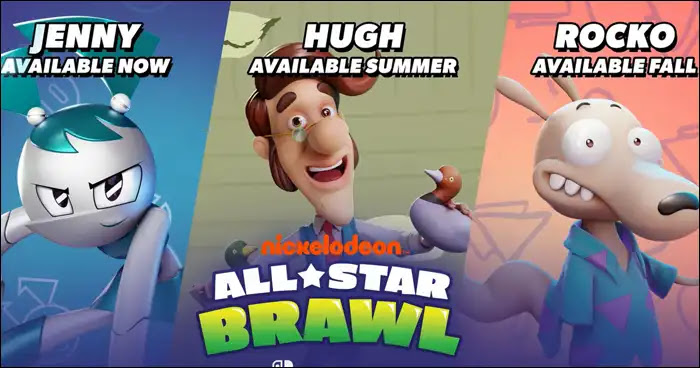 Nickelodeon All-Star Brawladiciona Jenny, Hugh e Rocko em novo DLC.