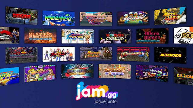 Jogue mais de 100 games retrô gratuitos com o Jam.gg.