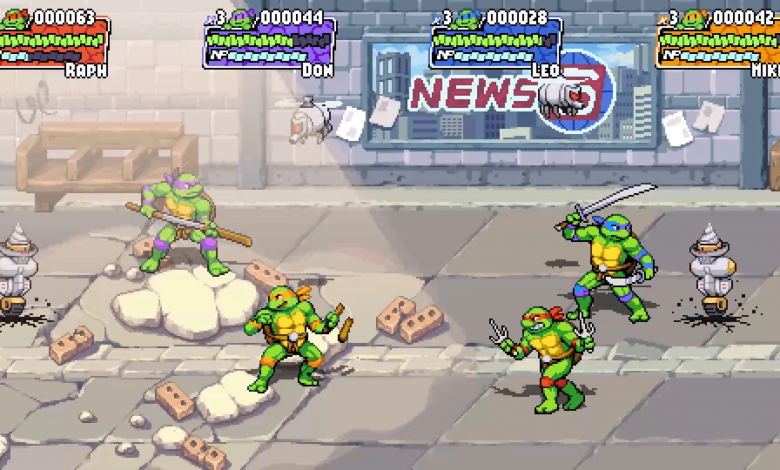 TMNT: Shredder’s Revenge poderá ser jogada pelos visitantes do Festival Retro Games Brasil 2022.