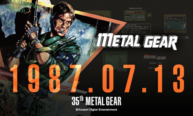 Konami comemoração os 35 anos de Metal Gear anunciando o retorno dos jogos nas lojas digitais.