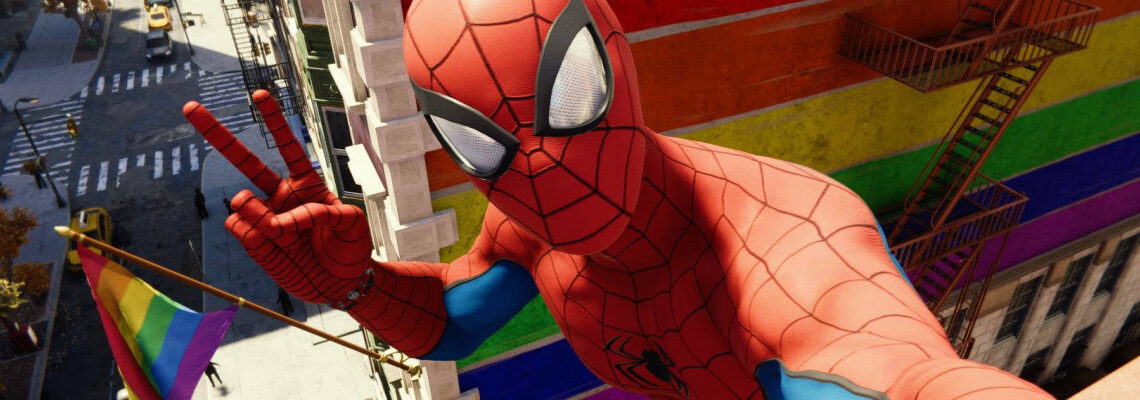 Modder  Marvel’s Spider-Man foi banido após substituir as bandeiras de arco-íris pela bandeira dos Estados Unidos.