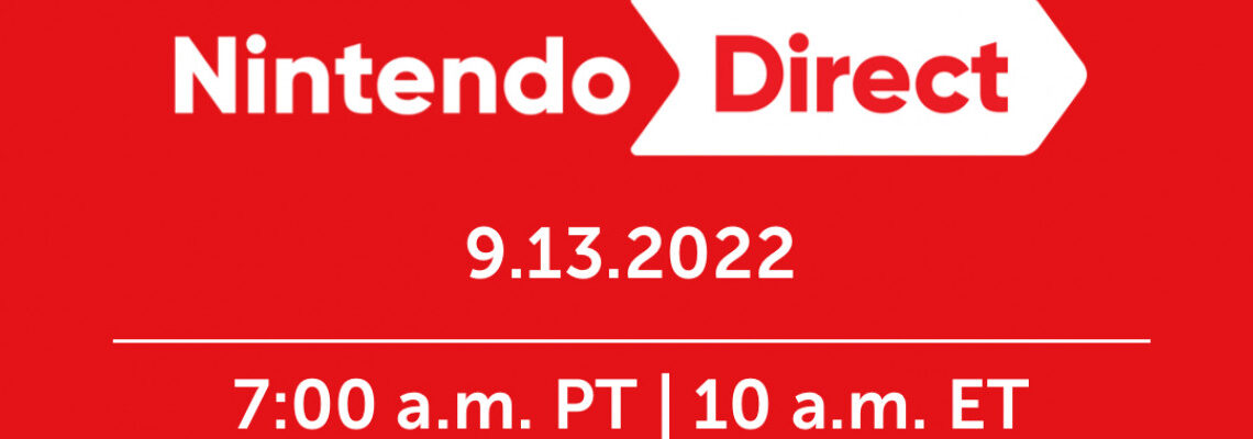 Nintendo Direct é anunciada para 13 de setembro de 2022.
