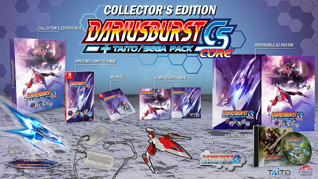 Dariusburst CS Core + Taito/Sega Pack : Strictly Limited Games coloca pré-vendas para edição física.