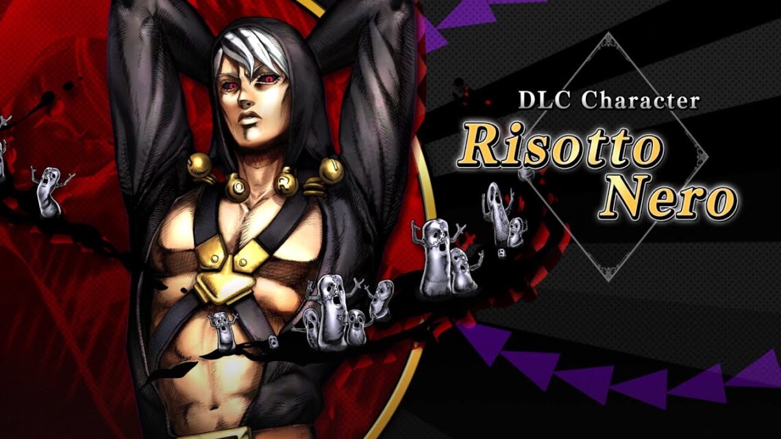 JoJo’s Bizarre Adventure: All-Star Battle R lançamento DLC de Risotto Nero em 28 de outubro de 2022.