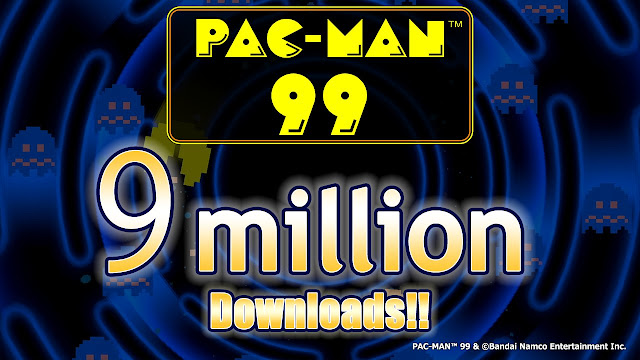 PAC-MAN 99 conseguimento nove milhões de downloads e atua promoção de DLCs.