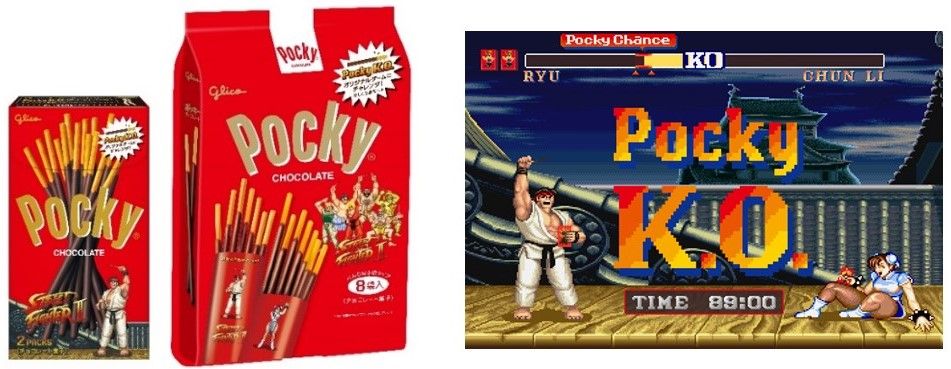 Pocky Edition ‘lançamento’ este mês para celebridade que 35º aniversário da série Street Fighter 2 no Japão.