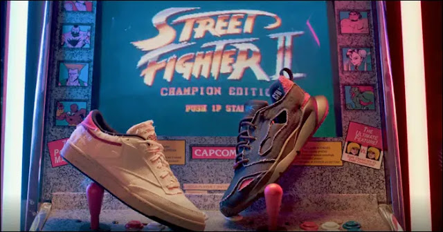 Reebok X Street Fighter afirma que 10 sapatos iluminados nos guerreiros do mundo e franquia estão sendo lançamento esta semana.