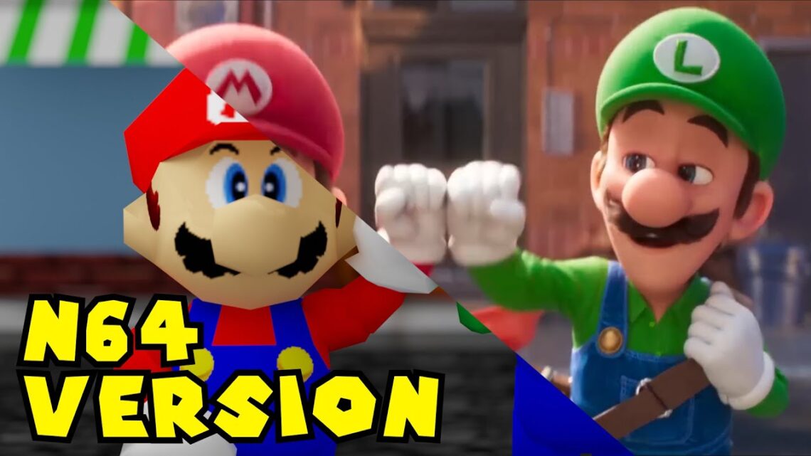 Talentoso modder e animador de Smash reformula todo o trailer de Super Mario Bros. Movie com gráficos Nintendo 64