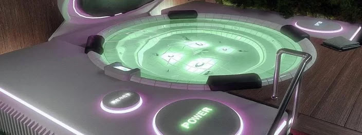 Banheira de hidromassagem com estilo PS1 faz sucesso na internet.