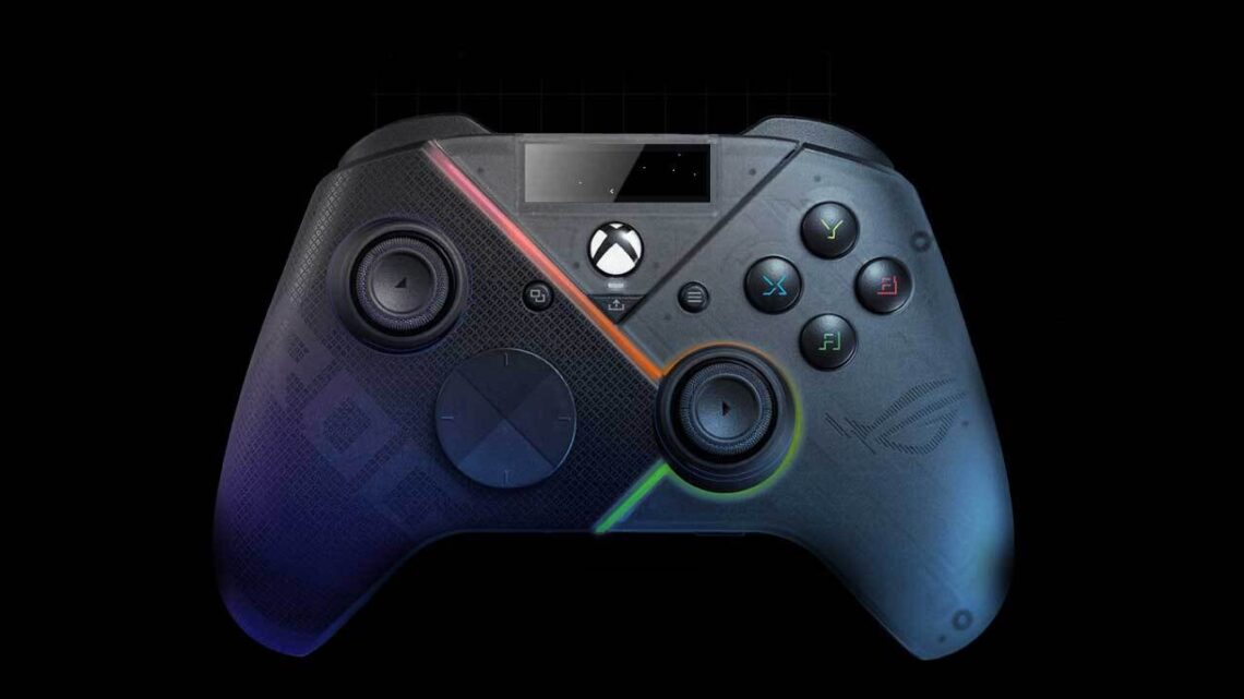 ASUS mostra Raikiri Pro, controle para Xbox com uma tela OLED constituída.
