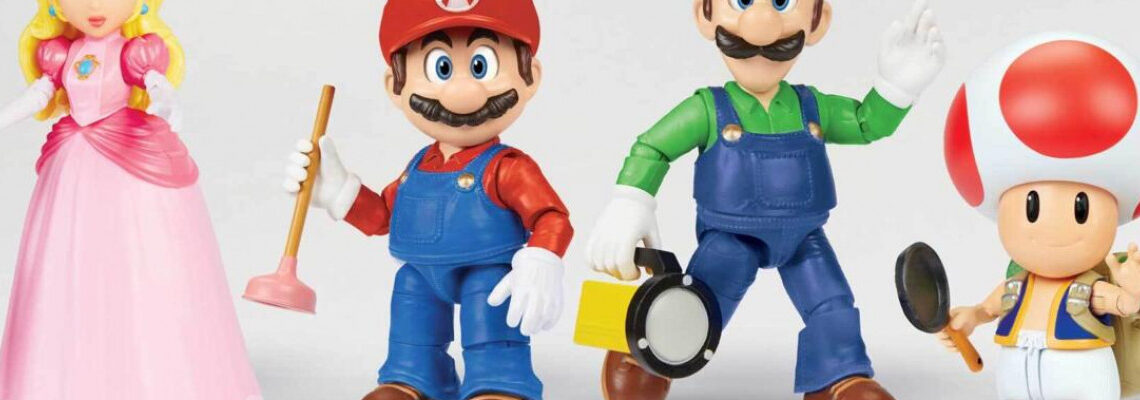 Revelada para linha de brinquedos do Filme Super Mario Brós.