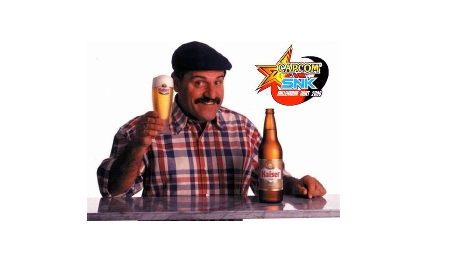 Esperar o quê? A música da Capcom vs. SNK inclui áudio de um comercial de cerveja brasileiro?