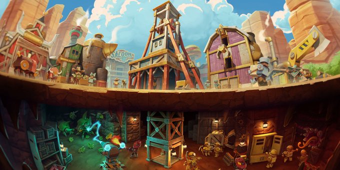 Franquia SteamWorld está apresentando jogo de construção de cidades.