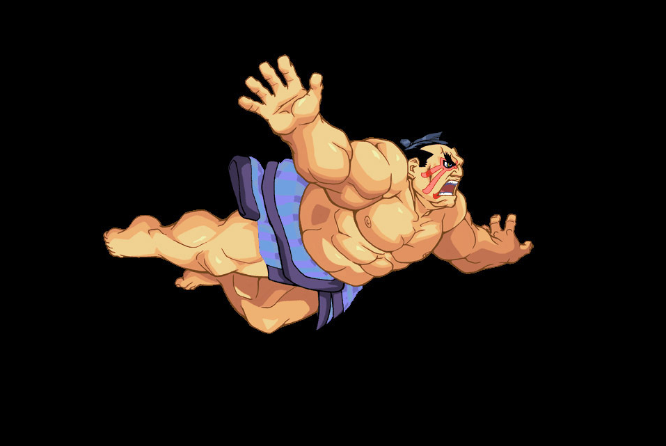 Jmcrofts afirma como a E. Honda pode hilariamente abaixar Street Fighter 2 durante o formação de bônus de destruição do carro.
