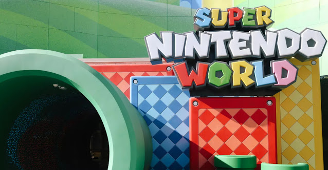 Super Nintendo World realiza imagens de sua versão na Universal Studios Hollywood.