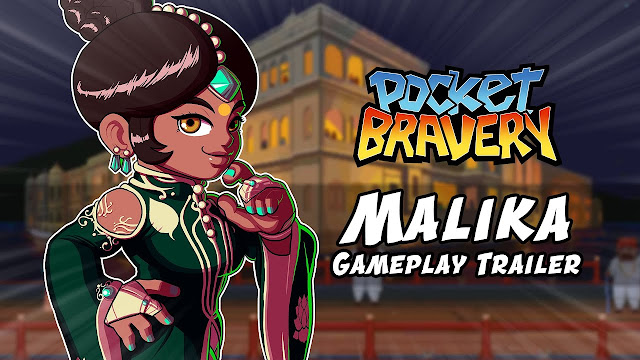 Confira o trailer de gameplay do Pocket Bravery com Malika Sharma.