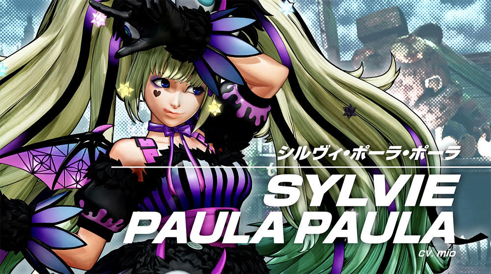A SNK CORPORATION tem o prazer de anunciar a inclusão de SYLVIE PAULA PAULA em THE KING OF FIGHTERS XV.