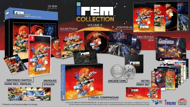 A Irem Collection Volume 2 foi anunciada para o Nintendo Switch.
