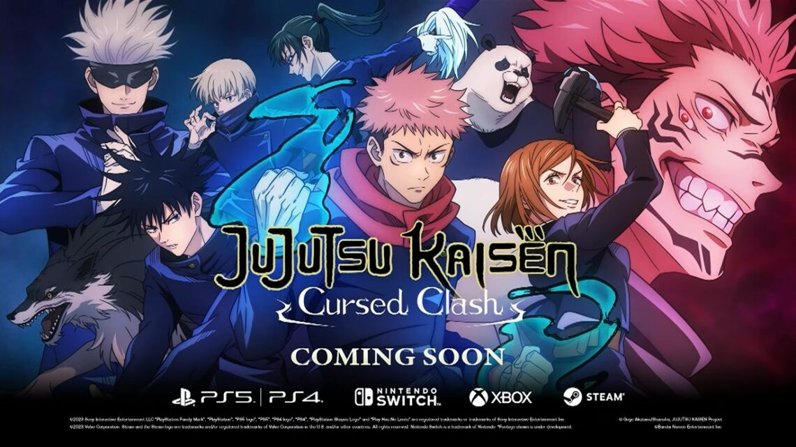 Bandai Namco anunciou o lançamento de “Jujutsu Kaisen Cursed Clash” para Nintendo Switch, PlayStation 5, PlayStation 4, Xbox e PC.