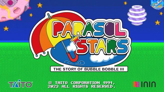 Parasol Stars: The Story of Bubble Bobble III chega ao Nintendo Switch.