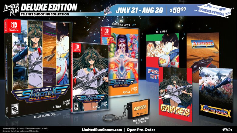 Telenet Shooting Collection confirmada para o Ocidente, incluindo versão física.