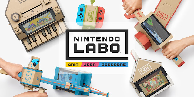 O Nintendo Switch Labo é um kit de construção de jogos que permite aos jogadores criar seus próprios brinquedos de papel interativos com o Nintendo Switch.