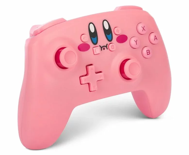 PowerA lançou um novo controle Wireless temático de Kirby para o Nintendo Switch.