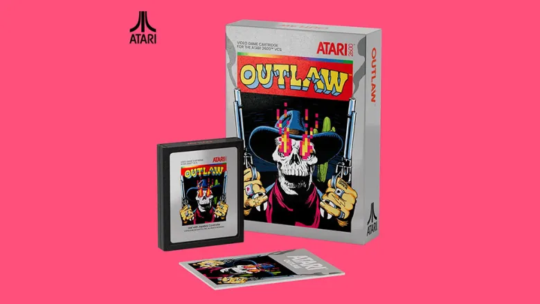 A Atari anunciou o lançamento de um cartucho de edição limitada do jogo Outlaw para o Atari 2600.