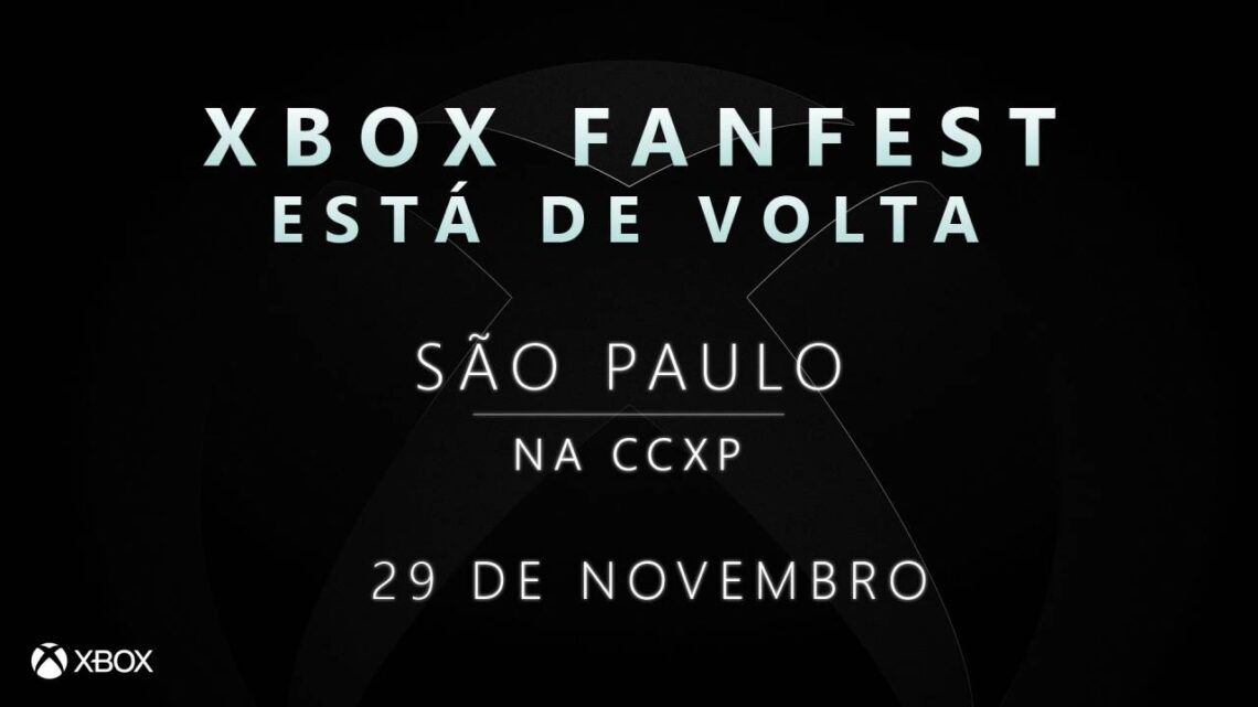 Xbox terá um Fan Fest na CCXP23, que acontecerá em São Paulo.