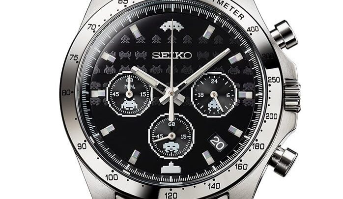Seiko lançou um relógio Space Invaders para comemorar o 45º aniversário do jogo.