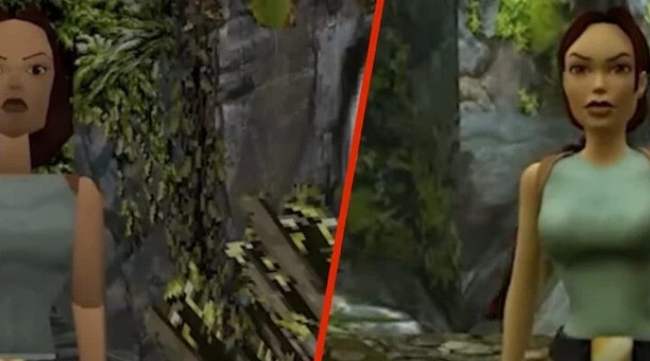 Um vídeo que compara o remaster dos três primeiros Tomb Raider com os jogos originais.