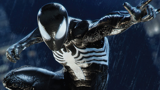Peter Parker com o Simbionte estampam uma nova arte de Marvel’s Spider-Man 2.