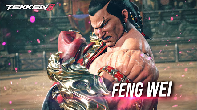 BANDAI NAMCO lança trailer de Feng Wei para Tekken 8 e confirma sua presença no teste beta fechado.