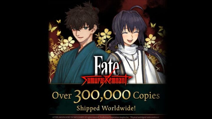 “Fate/Samurai Remnant” alcançou mais de 300 mil cópias vendidas em todo o mundo!