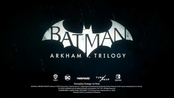 Se a trilogia Batman: Arkham para o Nintendo Switch foi adiada para dezembro de 2023.