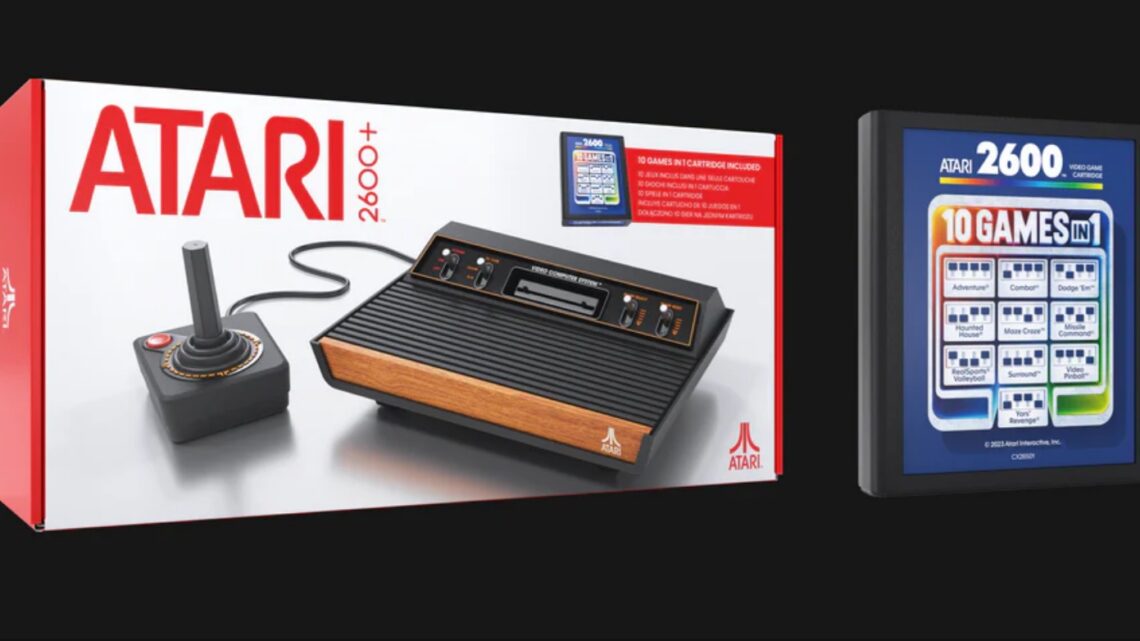 Novo Atari 2600+ vem com 10 jogos e aceita cartuchos originais