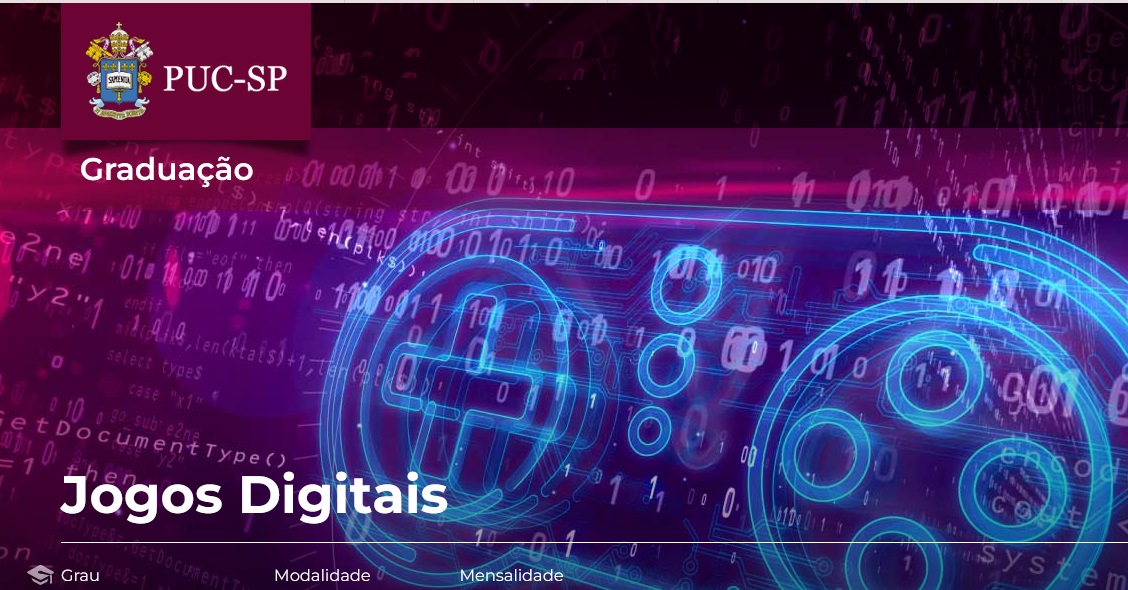 Com nota máxima do MEC, curso de Jogos da PUC-SP abre inscrições para 2024