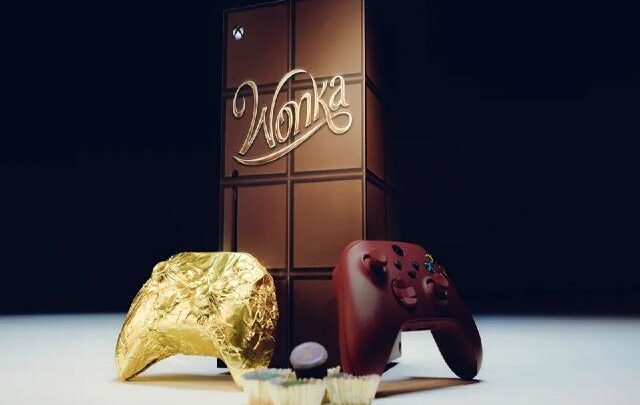 Olha essa: controle de Xbox comestível de Willy Wonka e a Fábrica de Chocolate