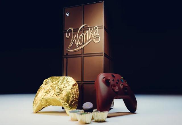 Olha essa: controle de Xbox comestível de Willy Wonka e a Fábrica de Chocolate