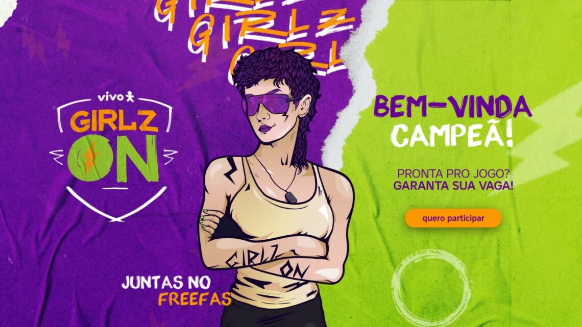 Vivo Girlz On, torneio de Free Fire exclusivo para mulheres, acontece em novembro