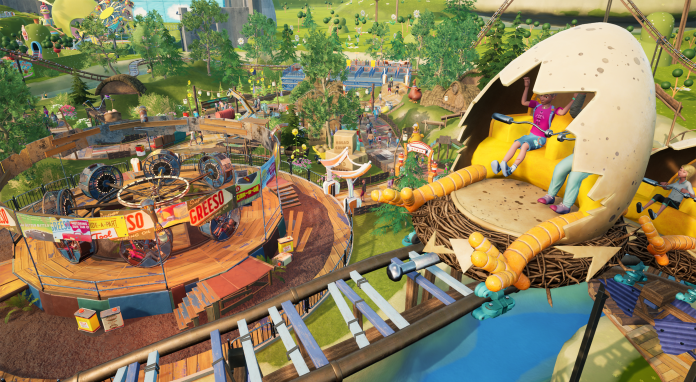 DLC Mundo Fuga das Galinhas: A Ameaça dos Nuggets já disponível em PARK BEYOND